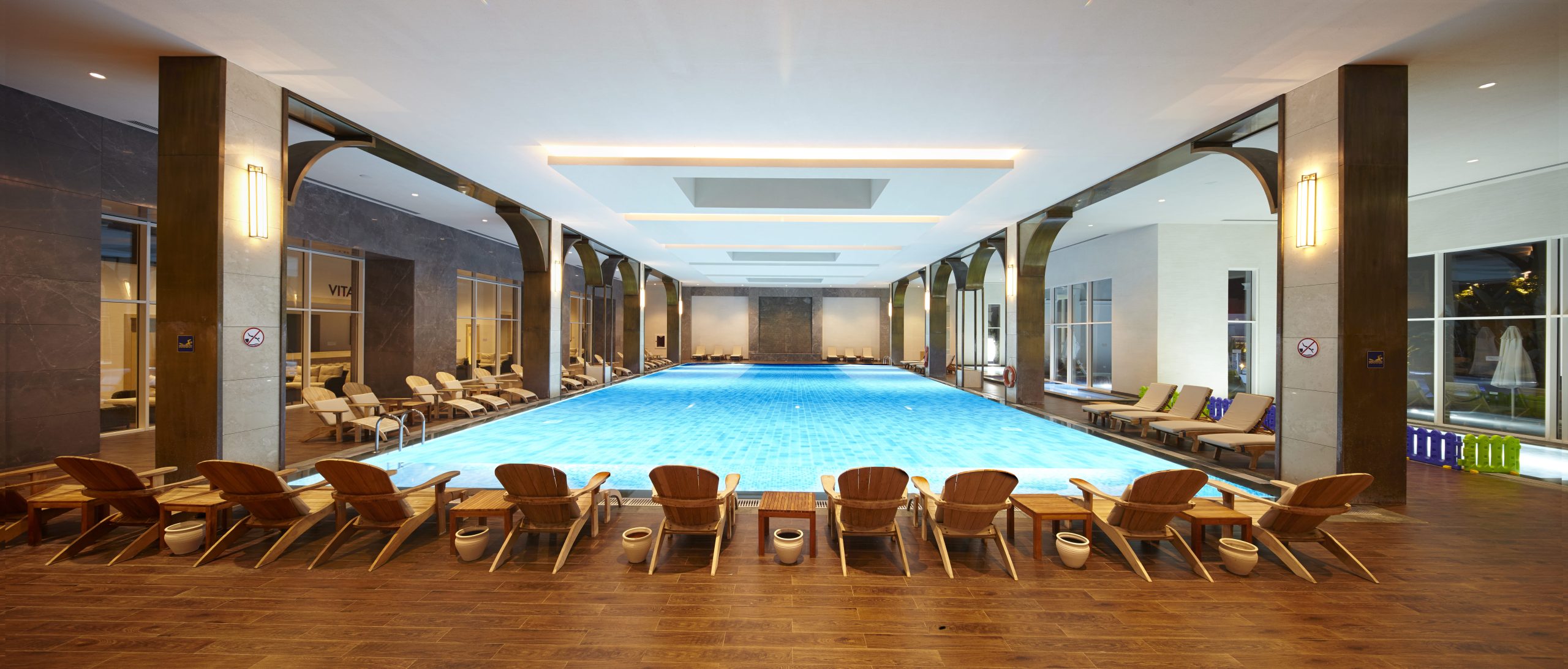Titanic deluxe golf belek indoor pool 3 scaled